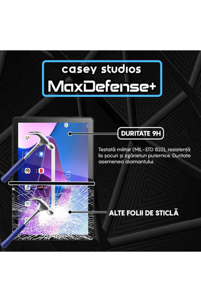 Casey Studios Lenovo Tab M10 10.1" Full Cover Ultra HD Screen Protector Anti-Scratch Shockproof Transparent