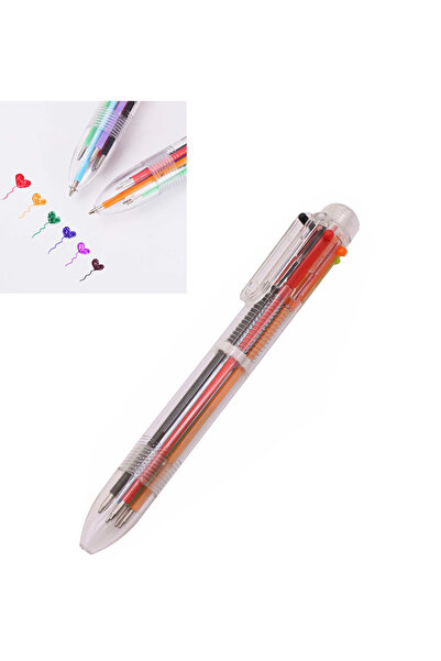 zola Pen 8 colours, black, blue, green, brown, red, purple, violet, pink and yellow lead, 21x8x3.5 cm