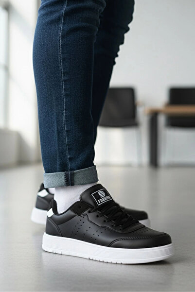Atina - Siyah Beyaz Günlük Çocuk Sneaker