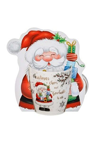 SHOPIENS Cană de Crăciun New Bone cu Moș Crăciun 380 ml în ambalaj cadou