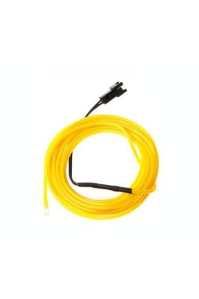 OEM Fir cu neon 1 metru 12V galben