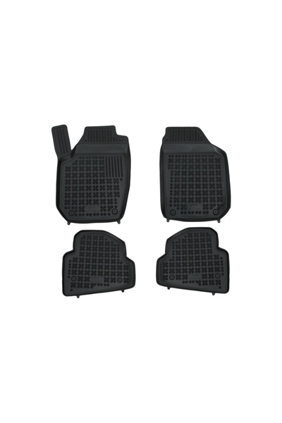 OEM Covorase Presuri Auto Negru din Cauciuc compatibil cu SKODA Fabia II 03/2...