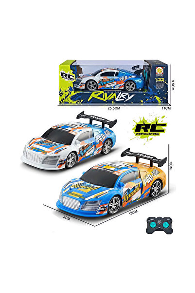 Collectors Store 1:22 Ölçek Pilli Işıklı Uzaktan Kumandalı Çoçuk Yarış Arabası