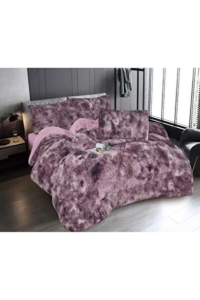 OEM FLUFFY Cocolino Thick Fluffy Quilt with Fur 3 Pieces, Quilt 200 x 230cm