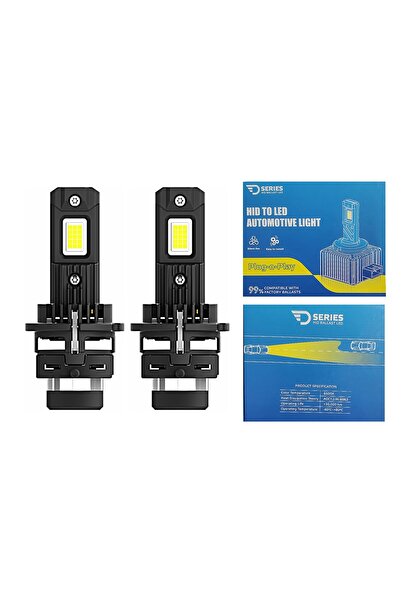 OEM Set Becuri LED D2S Conversie Xenon-LED Seria D 6000K 4300LM Putere Mare
