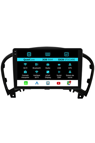 OEM Navigatie Dedicata Nissan Juke (2010-2017), 9Inch, 2Gb Ram, 32Gb Stocare,...