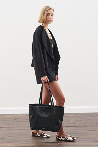 Manuka Wool Short Jacket Black