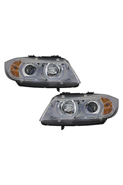 OEM Faruri Xenon Angel Eye 3D U-TYPE compatibil cu BMW Seria 3 E90 E91 (03.20...