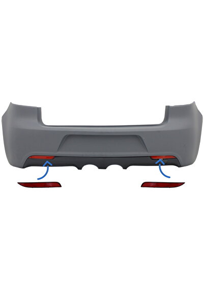 OEM Reflectorizanti Bara Spate Catadioptrii compatibil cu VW Golf 6 VI (2008-...