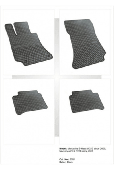OEM Covoare cauciuc MERCEDES CLS C218 2011->