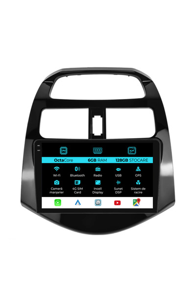 OEM Navigatie Dedicata Chevrolet Spark (2009-2015), Incell 9Inch, 6Gb Ram, 12...