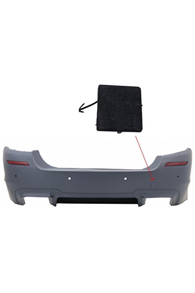 OEM Rear Bumper Tow Hook Cover compatible with BMW 5 Series F10 F11 (2011-201...
