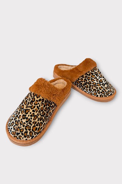 Liger Women's Woolen Warm Winter House Slippers Taba - Beige