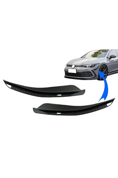 OEM Ornamente bara fata flapsuri compatibil cu VW Golf 8 Mk8 MQB GTI / R-Line...
