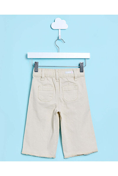 REDTAG Infant Girls Ivory Wide Leg Jeans