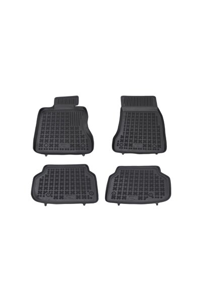 OEM Covorase Presuri Auto Negru din Cauciuc compatibil cu BMW seria 7 (F01) 2...