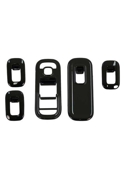 OEM Ornamente interior Butoane Geamuri compatibil cu Mercedes A-Class W177 V177 (2018-Up) Negru Lucios L