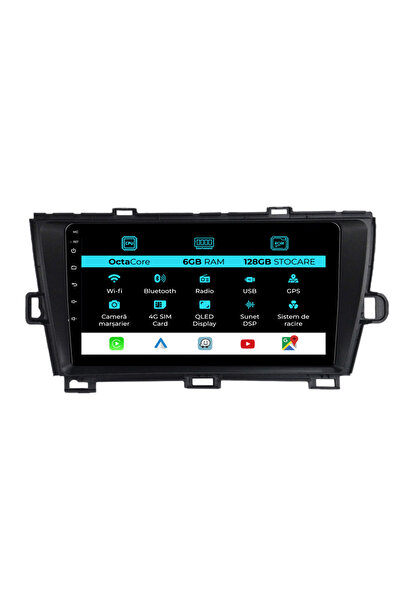 OEM Navigatie Dedicata Toyota Prius W3 (2009 - 2015), 9Inch, 6Gb Ram, 128Gb S...