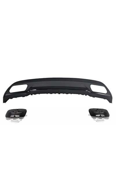 OEM Difuzor Bara Spate compatibil cu Mercedes A-Class W176 (2012-up) Negru