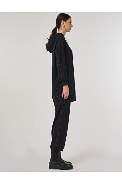 Kayra Double Suit with Point Stitching 16006 Black