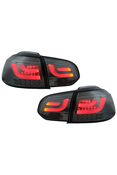 OEM Stopuri LED VW Golf 6 VI 2008-2013 Tube Light Bar Gri Fumuriu