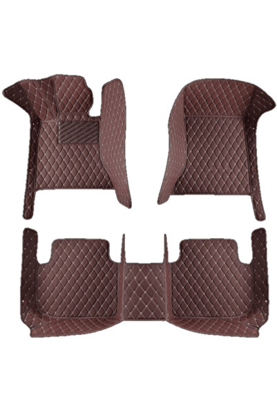 OEM SET COVORASE PREMIUM LUX PIELE TOYOTA COROLLA XII 2018-2021, COFFEE