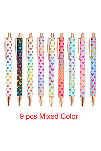 Choice 9 pcs Mixed Color E 1-4-5-15 pcs Ballpoint Pen Cute Lips Heart Wedding...