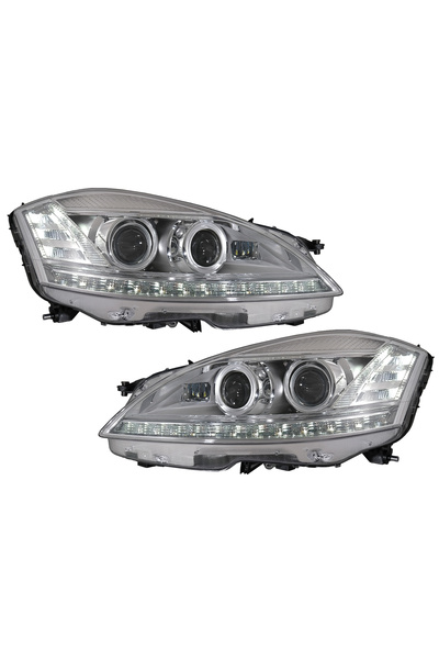 OEM Faruri LED compatibil cu Mercedes Clasa S W221 (2005-2009) Facelift Look ...