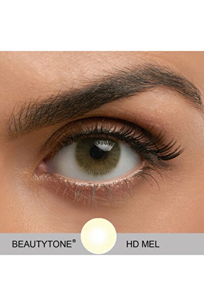 Fancy Look Hidro Mel Green colored contact lenses, complete package with solution and case