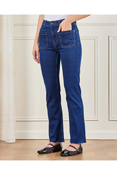 REDTAG Women Blue Flared Jeans
