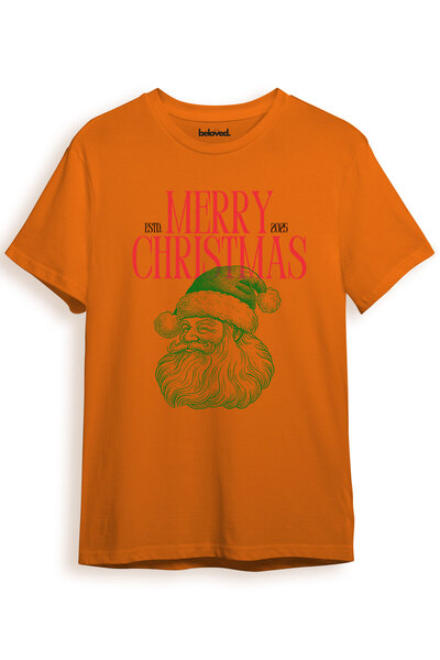 beloved.co Merry Christmas 2026 Noel-New Year Santa Printed 100% Cotton Regular Fit Unisex T-Shirt