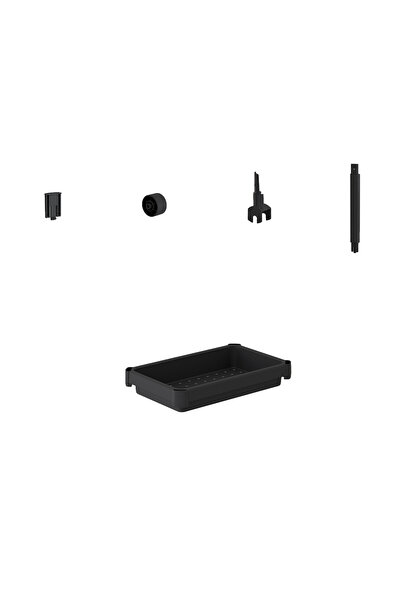 HOMİNG 2-Tier Rolling Multi-Purpose Bathroom & Kitchen Organizer Shelf