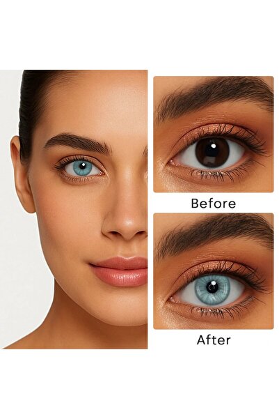 Fancy Look Meteor Green Green colored contact lenses, complete package with solution and case