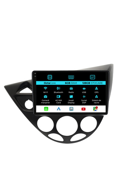 OEM Navigatie Dedicata Ford Focus MK1 (1998-2004), Incell 9Inch, 6Gb Ram, 128...