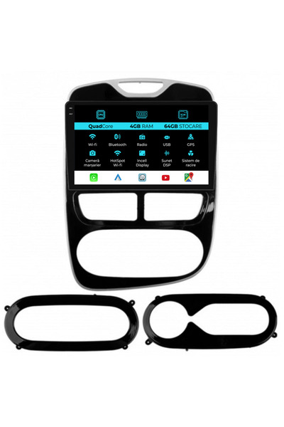 OEM Navigație dedicată Renault Clio 4 (2012-2016), QuadCore, 9 inci, 4 GB RAM...