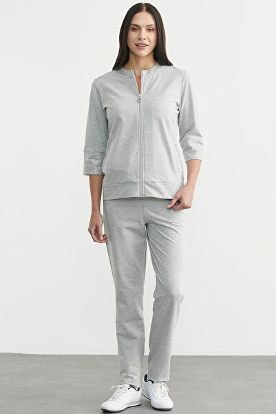 Sementa Σετ αθλητικής φόρμας Truvakar με πέτρες στο μανίκι - Γκρι