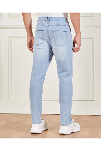 REDTAG Men Blue Straight Fit Denim Jeans