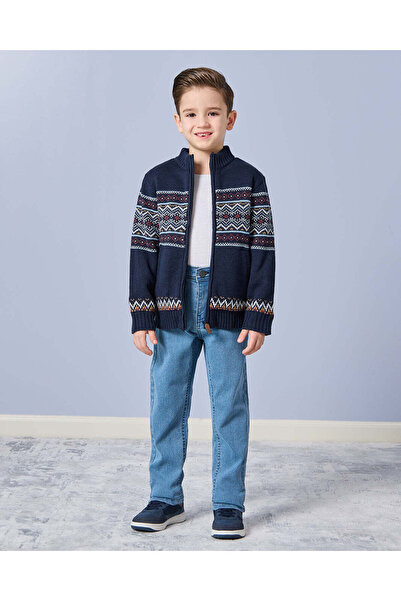 REDTAG Boys Blue 5 Pocket Regular Fit Jeans