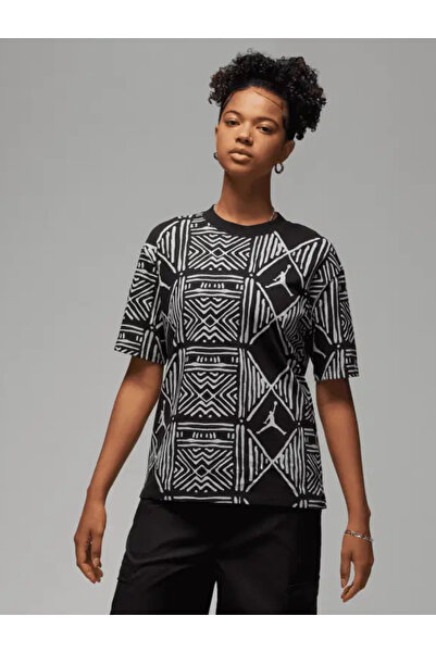 Nike Жіноча чорна футболка Jordon KUZEY SPORT