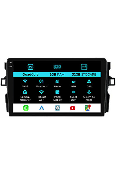OEM Navigatie Dedicata Toyota Auris (2006 - 2012), 10Inch, 2Gb Ram, 32Gb Stoc...
