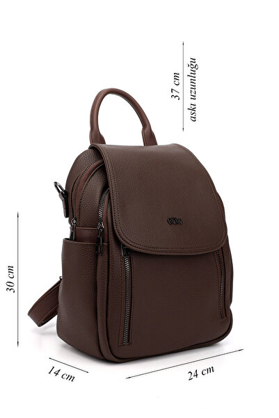 GÖNDERİ(R) Women's / Girls' Brown Shoulder and Backpack