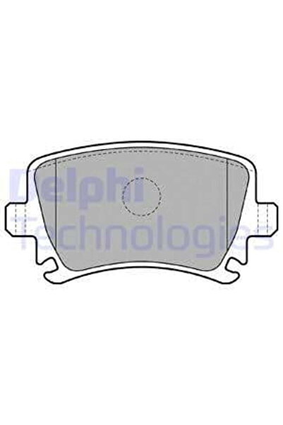 OEM Set placute frana spate VW golf 5 2003-2008, Delphi LP1824