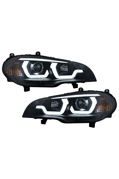 OEM Faruri Tube Light LED DRL Angel Eyes compatibil cu BMW X5 E70 (2007-2013)...