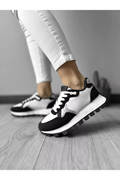 Casual Women's sneakers made of eco-leather, casual, LA219, Black