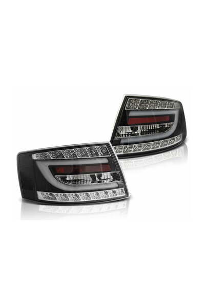 OEM LED Taillights compatible with Audi A6 C6 4F Sedan (04.2004-2008) 7-PIN Black