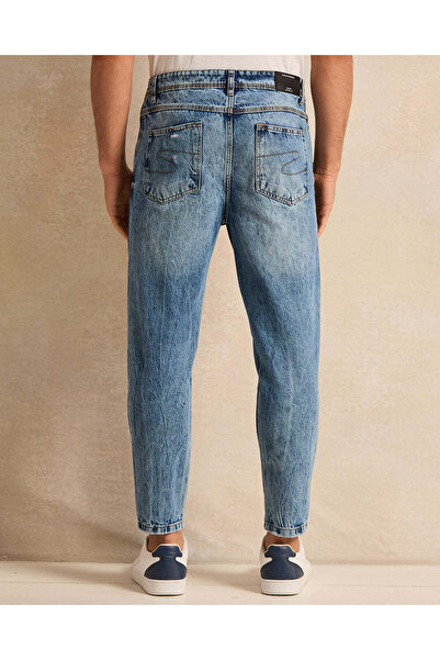 REDTAG Men Blue Straight Fit Denim Jeans