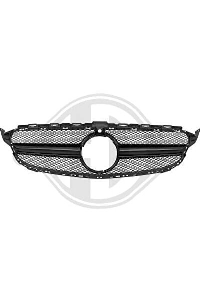 OEM GRILA RADIATOR PIANO BLACK MERCEDES C W205, PACHET AMG1