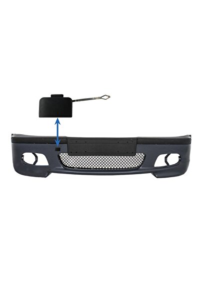 OEM Capac carlig remorcare Bara Fata compatibil cu BMW E46 Sedan/Touring (199...