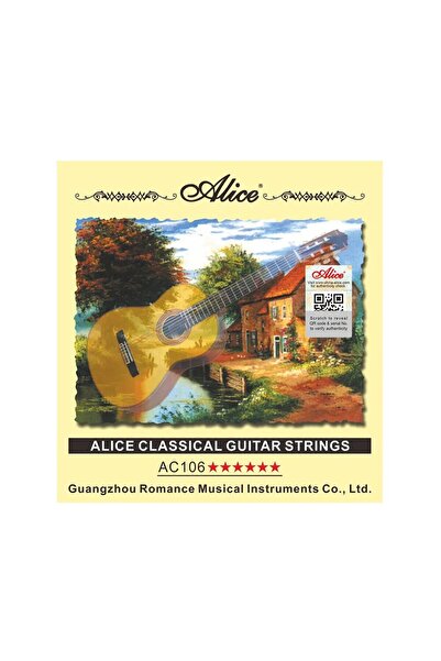 Choice1 AC106-H Alice Classical Guitar Strings 6 Pcs/Set Nylon Fiber Strings ...