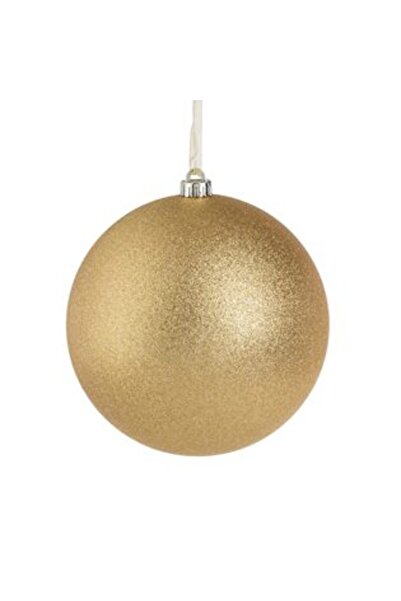 SHOPIENS Glob Brad de Craciun cu Glitter Auriu Ø20 cm